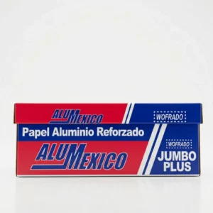 ALUMEXICO Papel Aluminio Gofrado Jumbo Plus
