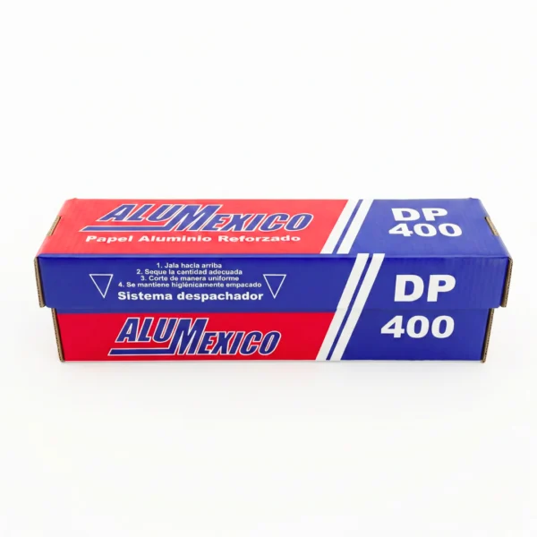 Rollo de Papel Aluminio Reforzado ALUMEXICO DP400 30 cm Liso